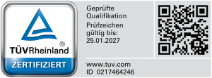 TÜV-Rheinland Zertifikat